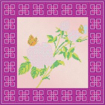 Схема для вышивки бисером «Роза»