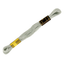 Нитки для вышивания " ПНК им. Кирова" мулине 100% мерсеризованный хлопок 8 м №9282 мята