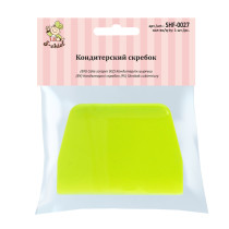 "S-CHIEF" SHF-0027 Кондитерский скребок 10.5х7.5 см трапеция