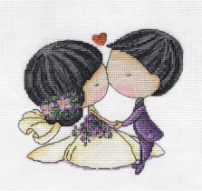 " Klart" набор для вышивания 8- 197 " Первый танец" 