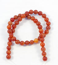 Сердолик бусины d-8 мм