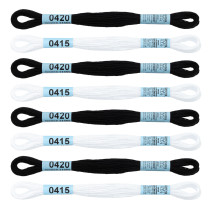 Нитки для вышивания Gamma набор мулине " MOULINE" 100% хлопок 8 x 8 м classic