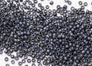 Бисер Япония круглый 15/0 10 г 0612 пушечная бронза, матовый